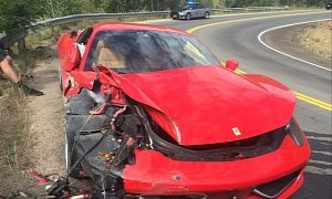 UPDATE: 26YO WRX STI Owner Totals Ferrari 458 in Colorado, Does $270,000 Damage