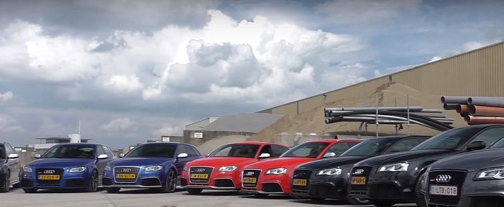 27 Audi RS3 and TT RS Leaving Meeting Leaves Lasting Eargasm
