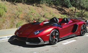 $2.8 Million Lamborghini Aventador J One-Off Spotted in Marbella, Spain