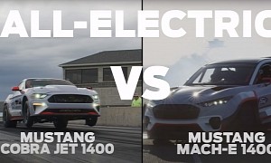 2,800-HP All-Mustang, All-Electric Drag Race Sounds Like the Future