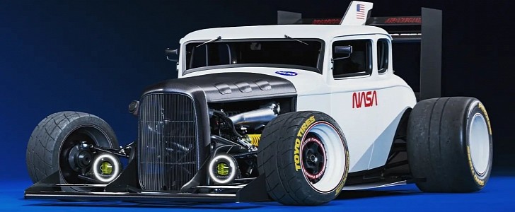 2JZ 1932 Ford Hot Rod NASA rendering by richter.cgi