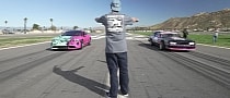 2JZ-Powered Chevy Monte Carlo Drag Races Porsche Taycan Turbo, It's Not Even Close
