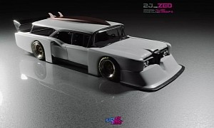 “2J_ZED” 1959 Edsel Wagon Looks Carbon and Fiberglass-Ready for Monster Races