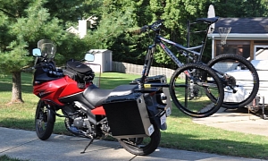 2x2 Bicycle Rack for Motorcycles