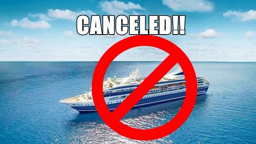 Life at Sea Cruises' inaugural cruise has been canceled due to the lack of a ship 