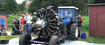 30-Liter Russian Radial Engine Starts Up at Tractor Show in Germany