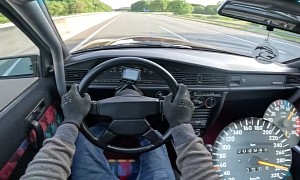 32-Year-Old Mercedes-Benz 190 EVO I Goes Flat Out on the Autobahn, Hits 186 MPH
