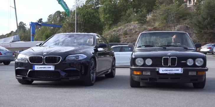 BMW F10 M5 vs E25 M5