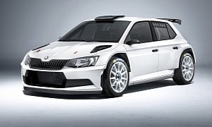 300 HP Skoda Fabia R 5 Rally Car Unveiled