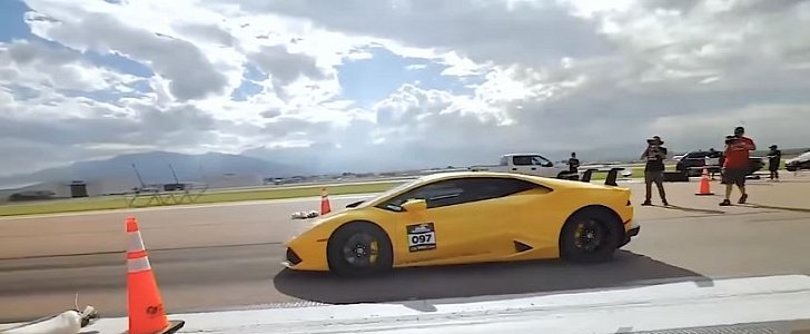 Lamborghini Huracan Sets 259 MPH 1/2-Mile World Record
