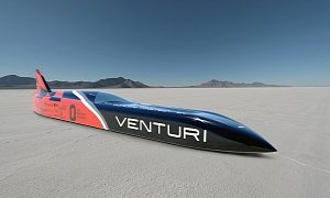 3,000 HP Venturi VBB-3 EV Aims for 600 KM/H Speed Record on the Bonneville Salt Flats