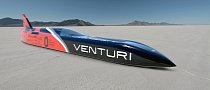 3,000 HP Venturi VBB-3 EV Aims for 600 KM/H Speed Record on the Bonneville Salt Flats