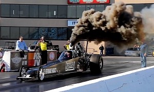 3,000HP Diesel Dragster Doesn't Care About the World, Runs 6-Second Quarter-Mile