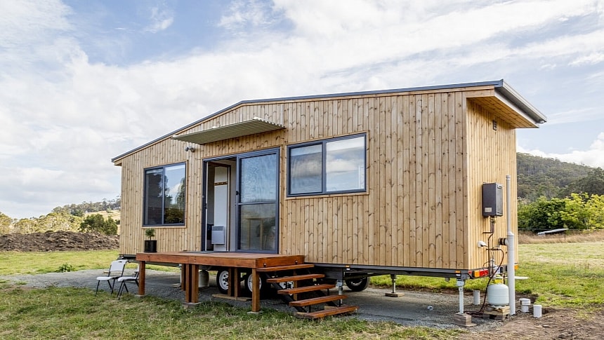 Little Latitude Homes 3 is a lovely single-level tiny home custom-built as a guest house