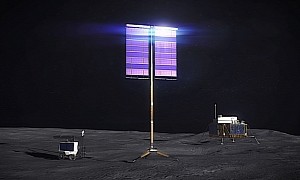 32-Foot Vertical Solar Panels to Power NASA Moon Base