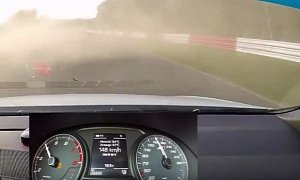 340 HP Seat Leon Cupra Driving into a Nurburgring Dust Storm Is Terrifying