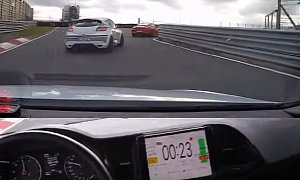 340 HP Seat Leon Cupra, Megane RS Chase Porsche Cayman GT4 in Nurburgring Frenzy