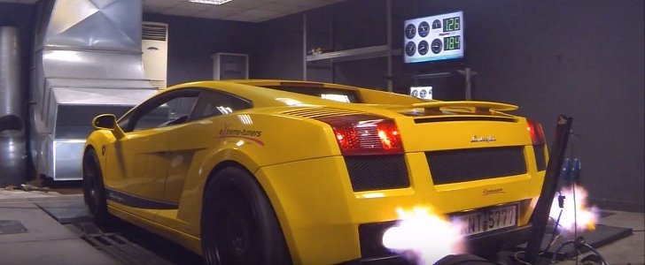 Twin-Turbo Lamborghini Gallardo Revving to 12,000 RPM