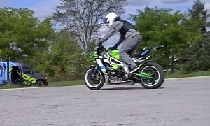 360-Degree Drift on a Kawasaki Ninja 636 with Kyle Sliger