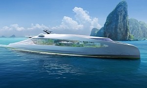 360-Ft Emission-Free Superyacht Is a Floating Garden of Eden, Up for Sale as NFT