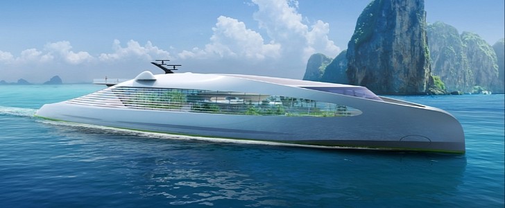 3deluxe emission-free NFT superyacht
