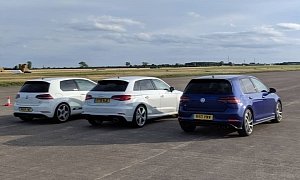 360 HP Golf R Drag Races Audi RS3, Proves Tuning Isn't Pointless