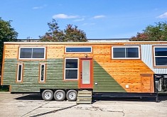 39-Ft-Long Tiny Home Boasts a Clever Design, Has Two Sheds and Four Sleeping Areas