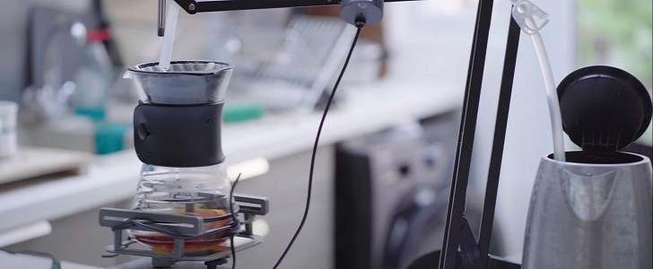 DIY coffee-making robot