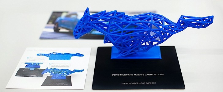 3D printed pony for the Mach-E First Edition buyers