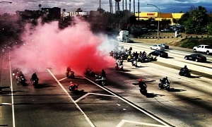 4 Bikers Arrested for the "Burnout Proposal"