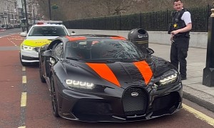 $4 Million Bugatti Chiron Gets Pulled Over by the Police, Because the Law Is the Law
