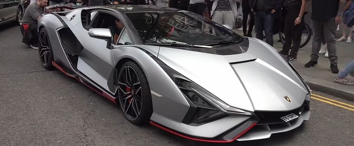 $4 Million Lamborghini Sian Shuts Down London as Onlookers Bust Out ...