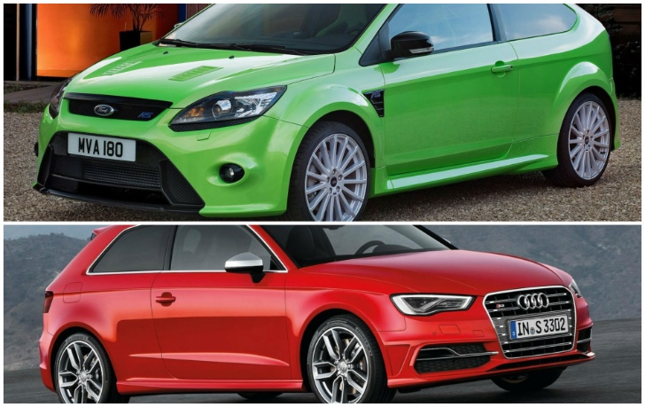 5 Things the Old Focus RS Can Do That the Audi S3 Can't