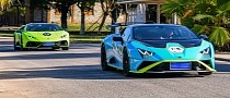 40 Lamborghini Drivers Set Road Trip Record During a Brand Event in China