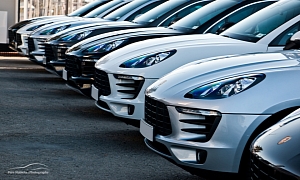 40 Porsche Macan Brought Together During Barcelona Launch Event