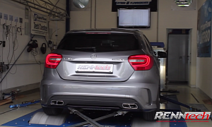 400+ hp A 45 AMG by RENNtech in The Works