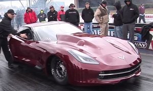 4,000 HP Corvette Mixes Twin-Turbo Hemi Muscle and Small Tires