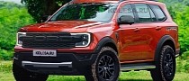 418-HP Ford Everest Raptor Wouldn't Look Out of Place Alongside a CGI U.S. Family