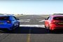 450 HP Mercedes-AMG A45 vs. Stock A45 Airfield Drag Race Turns Brutal