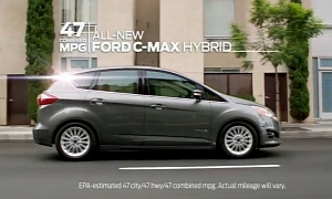 47 MPG Ford C-Max Hybrid First Gets Commercials