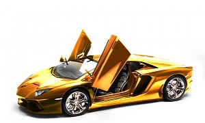 $4.7M Gold Lamborghini Aventador Model to Be Auctioned