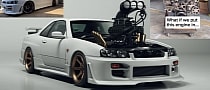 48 Hours: That's the Time Frame for a Ludicrous LS Swapped R34 Nissan GT-R to Come Alive!