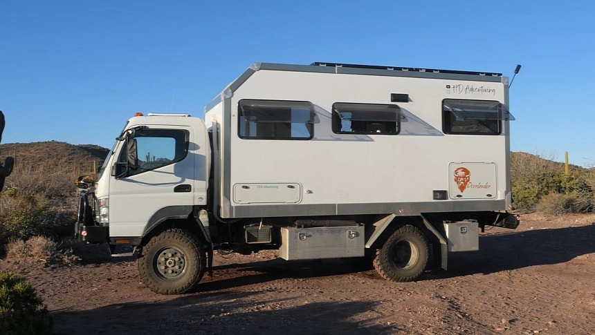 4x4 Mitsubishi Fuso Is a Cleverly-Designed Camper Fit for Off-Road and Off-Grid Adventures