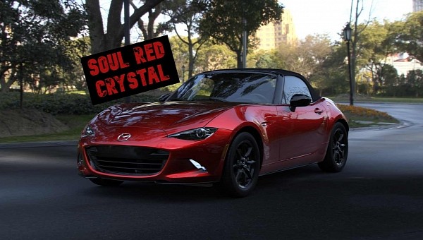 Mazda MX-5 Miata in Soul Red Crystal