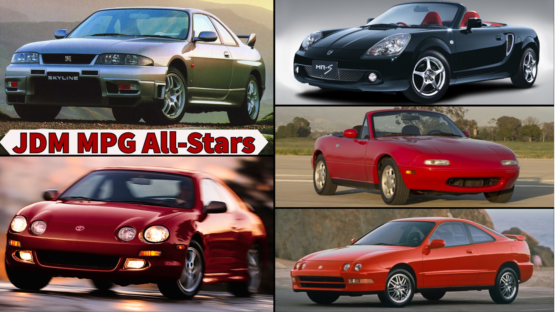 5 Best JDM Sports Cars From the 90s With Surprisingly Good MPG