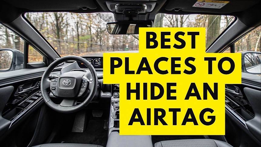 Here's where to hide an AirTag in your car