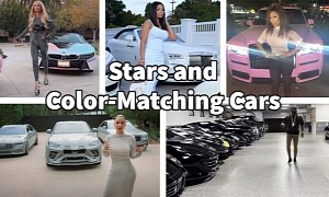 5 Celebrities Who Love to Have Color-Matching Cars