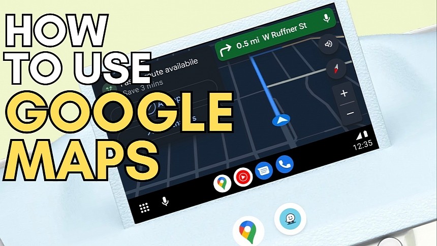 Google Maps on Android Auto