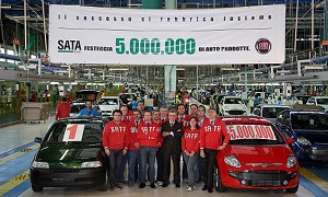 5 Millionth Car Produced in Fiat's SATA Plant