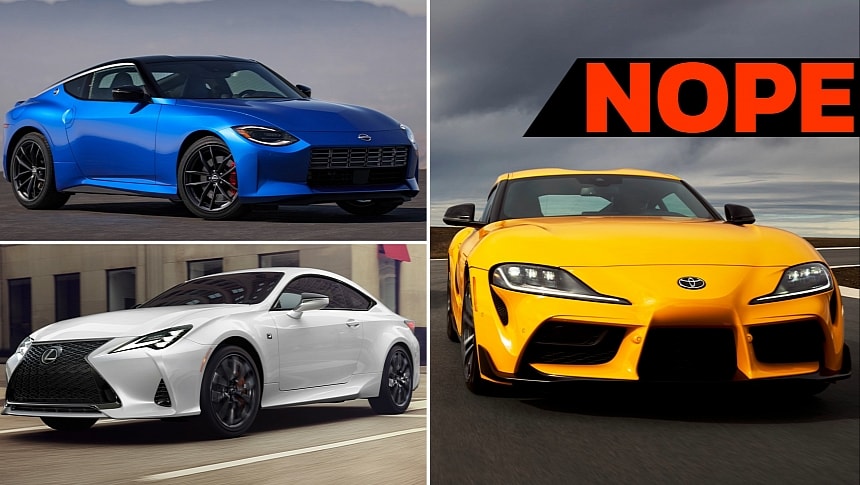 Popular sports cars to avoid in 2024